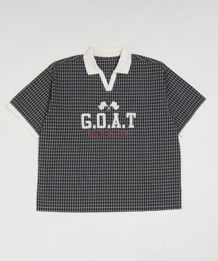 WEGO 【ユニセックス着用ITEM】チェックゲームシャツ ブラックチェック1