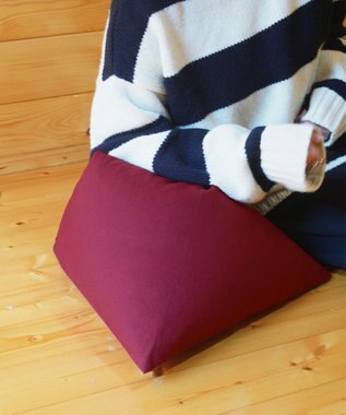 ビーズクッション tetra ソファー張り生地 シェニール ビーズクッション （ミニサイズ） グレープ