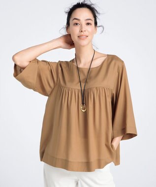 【マガジン掲載】ALBINIフレアスリーブ ブラウス(番号2M23)