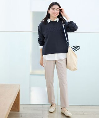 ANY ダンボールエンブロイダリープルオーバー ネイビー