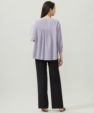 自由区 S シアージオメトリックジャカードプルオーバー ブラウス モーヴ