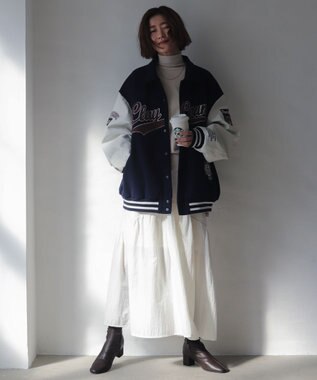 WEGO 【WEB限定/25年秋冬新作/洗濯OK/毛玉レス】タートルネックニット ベージュ