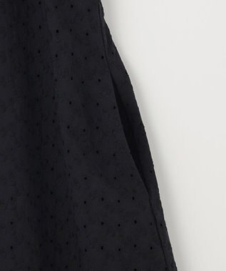 組曲 エンブロイダリーレースフレアスリーブ ワンピース ブラック系