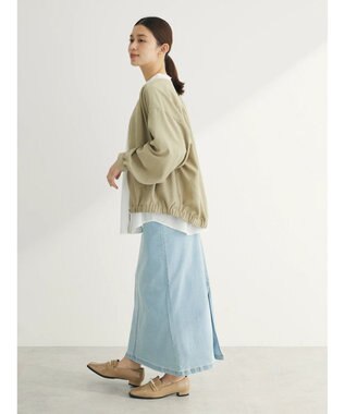 Green Parks イージーケア　Ｖネックブルゾン Khaki