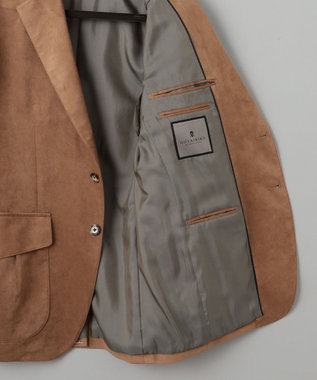 GOTAIRIKU 【イージーケア】ウルトラスエードサファリジャケット ベージュ系