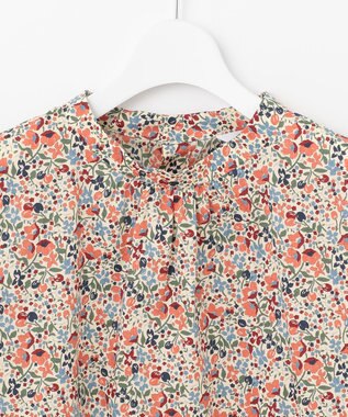 J.PRESS LADIES S 【洗える】LIBERTY Pepper&Coward スタンドカラー ブラウス ベージュ系5