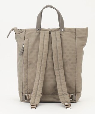 Y'SACCS ドットジャカード　トート型リュック グレージュ