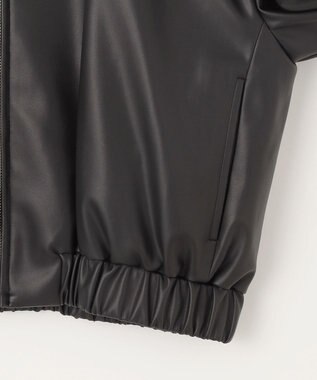 NAVE 【Nave】ヴィーガンレザー ブルゾン ブラック系