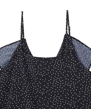 Green Parks フリルサロペット Dot Navy