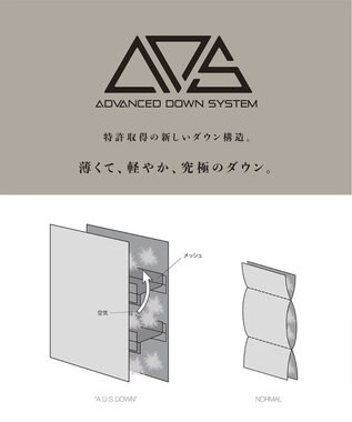 GOTAIRIKU 【対象コートとの脱着可能】【ADS】デタッチャブル ダウンライナー ブラック系