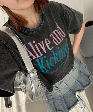 WEGO ヴィンテージウォッシュグラフィックショートT 柄6