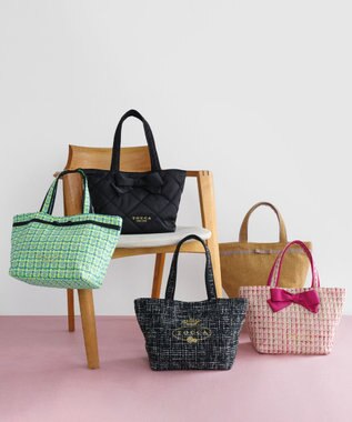 TOCCA 【キャンセル分販売中！】30th Anniversary MY PRECIOUS CUSTOMIZED BAG カスタマイズバッグ ブラックツイード×ホールマーク×ロングショルダー