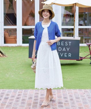 Tiaclasse ナチュラルな風合いのアンダリミックスクロシェハット キャメル