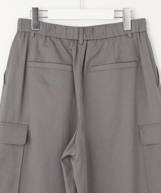 自由区 L 【洗える】テンセルツィルカーゴ パンツ グレー