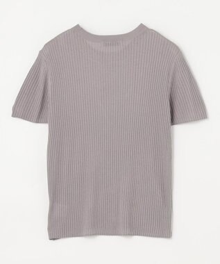 ANY 【2SET】ニットツインセット（半袖ニット＋Vネックカーデ） ライトグレー