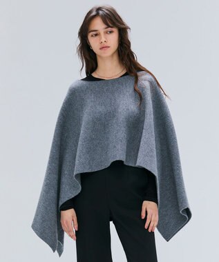 CHICORA / プルオーバーウールニットケープ