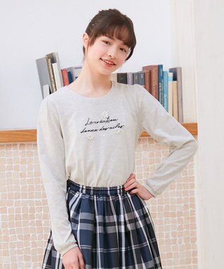 ANY KIDS ロゴ入り 長袖 Ｔシャツ