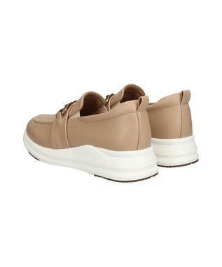 Bridget Birkin 【Round About】メタル飾りローファースニーカー ベージュ