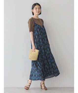 AMERICAN HOLIC ティアードキャミワンピース Navy