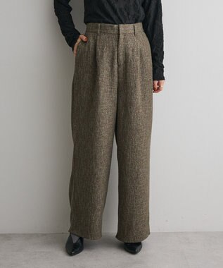 CRAFT STANDARD BOUTIQUE ツイードパンツ Dark Brown