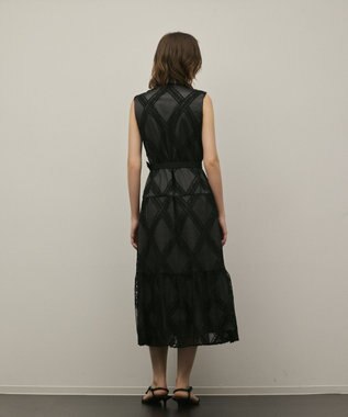 GRACE CONTINENTAL チュールレースワンピース ブラック