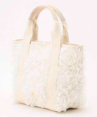 TOCCA IN THE GARDEN キャンバストートバッグ オフ系