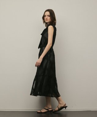 GRACE CONTINENTAL チュールレースワンピース ブラック