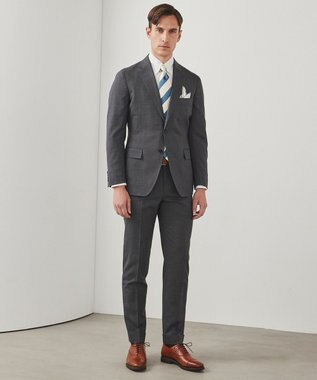 GOTAIRIKU 新色追加/セットアップ対応【ウォッシャブル/シワになりにくい/ストレッチ】ウォッシャブル ウールジャケット(25年モデル) 25年新色/ライトグレー系