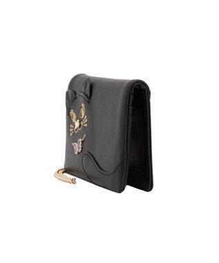 ANNA SUI TITIソフト 2面パスケース ブラック