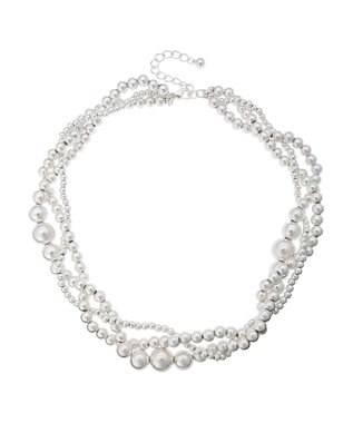 Green Parks ｅｖｅｒｙ　ｗａｌｋ．　メタルボリュームネックレス Silver