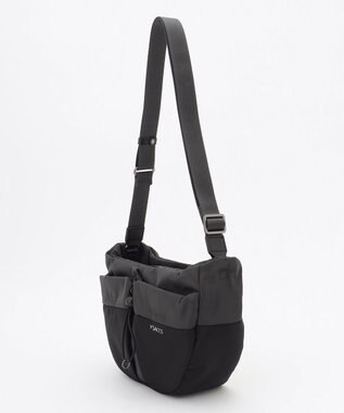 Y'SACCS ドローストリング コンビカラーショルダー mini ダークグレー