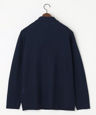 JOSEPH ABBOUD 【軽い/洗える】クールスキンニット カーディガン ネイビー系