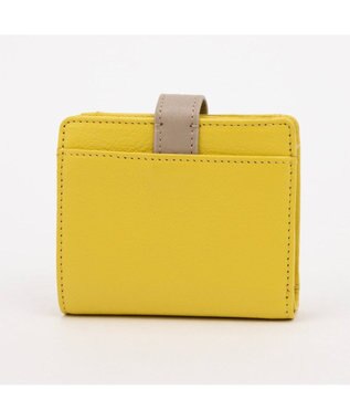 UNBILLION アトランタ ATLANTA / 牛革二つ折りカラーコンビウォレット イエロー