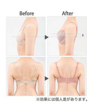 BRADELIS New York 【BRADELIS New York】ジャスミンステップ１ブラ23S1 しっかりバストを集めてナチュラルなシルエットを作る補整ブラ ブルー