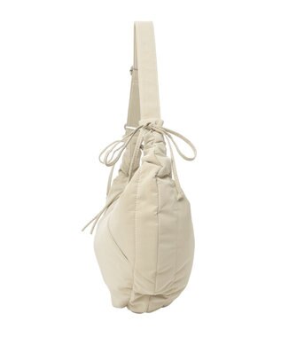 earth music&ecology ドロストリボンショルダーバッグ Beige