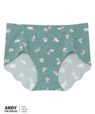 une nana cool MADE WITH ねずみのANDY【綿混】フラット仕上げショーツ