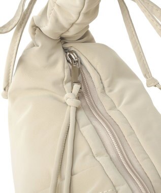 earth music&ecology ドロストリボンショルダーバッグ Beige