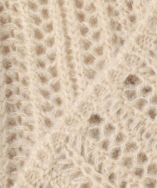 uncrave フィラメントモヘアニット プルオーバー ベージュ