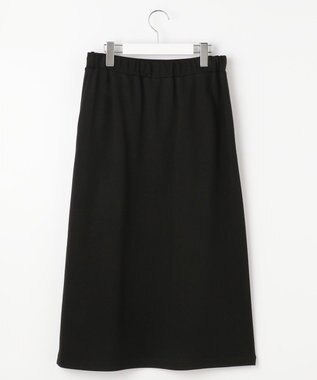 J.PRESS LADIES 【洗える】デュアルウォームポンチ スカート ブラック系
