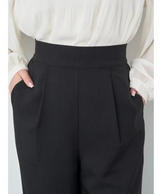 earth music&ecology リラックスワイドパンツ Black