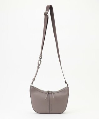 Y'SACCS ハーフムーンボディショルダーバッグ グレージュ