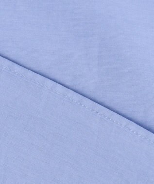 UNFILO ワッシャーブロード 2WAYブラウス ブルー