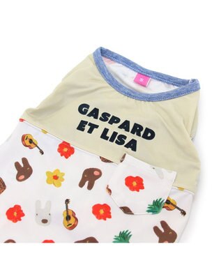 PET PARADISE リサとガスパール エコメイド 天竺 Tシャツ  《アロハ柄》 小型犬 アロハ柄