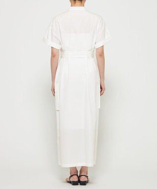 uncrave カラータイプライター シャツワンピース オフ