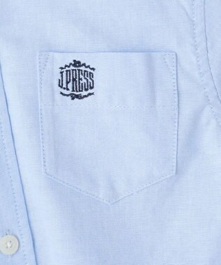 J.PRESS KIDS 【110-130cm】ドレスオックス 半袖 シャツ サックスブルー系