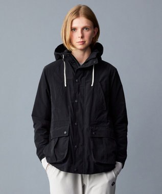 JOSEPH ABBOUD MOUNTAIN 【サスティナブル/ECO撥水/６ポケット/ライナードッキング対応】Pe/Nyピーチ マウンテンパーカー ブラック系