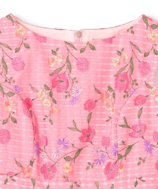 TOCCA 【洗える・消臭】TULIP EMBROIDERY ドレス ピンク系