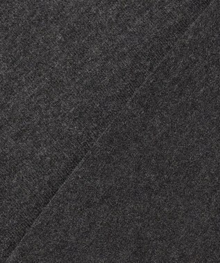 UNFILO マイビューティニット レースドッキング Vネック チャコール