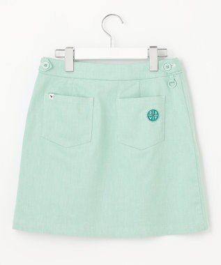 23区GOLF 【WOMEN】ハイパワーストレッチ シフォンコンビ スカート ピーコックグリーン系