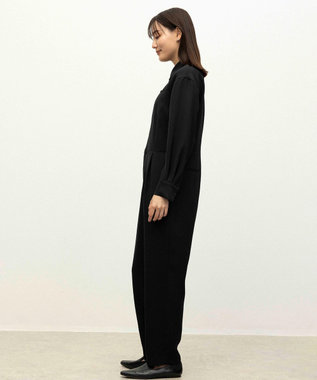 NAVE ウォッシャブルツイル ジャンプスーツ ブラック系